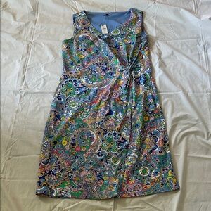 Talbots Multicolor Paisley Midi Dress NWT